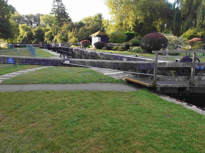 Buscot lock, first of the several manual locks we encountered.