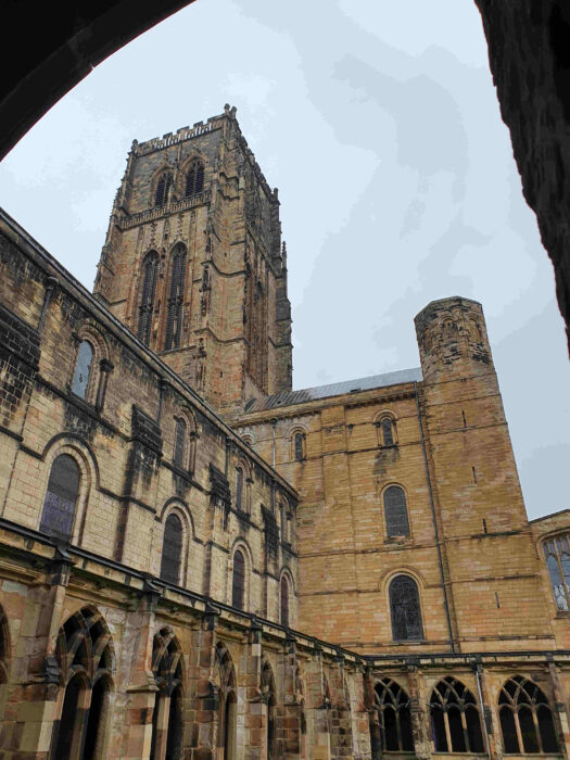 Durham Cathedral, from the Cloisters Durham Cathedral, from the Cloisters