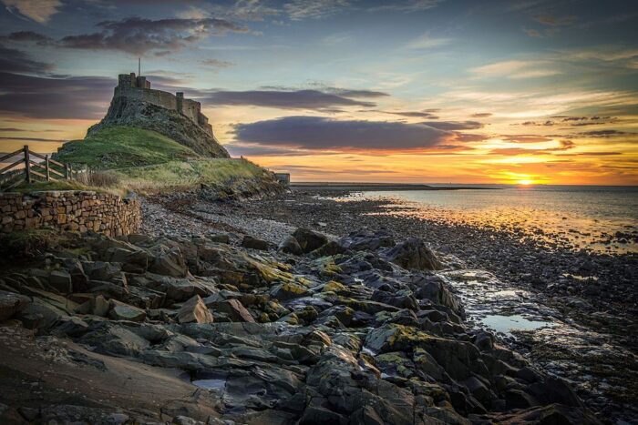 Lindisfarne - where the St Cuthbert legend was born. 