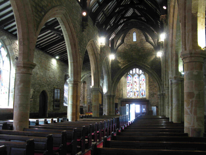 Interior of Church of St Mary and St Cuthbert, Chester-le-Street