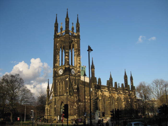 St Thomas the Martyr church, Newcastle upon Tyne. Also known locally as the ‘Black Church’. St Thomas the Martyr church, Newcastle upon Tyne. Also known locally as the ‘Black Church’.